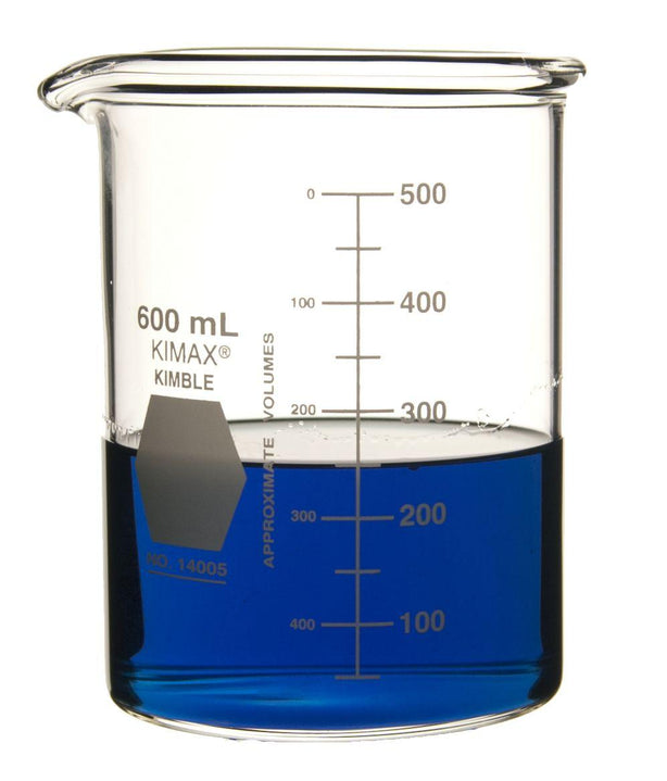 Dwk Life Sciences Kimble Heavy Low Scale Beakers 14005-600 - 36.0 Each - MDL-CSX14005600