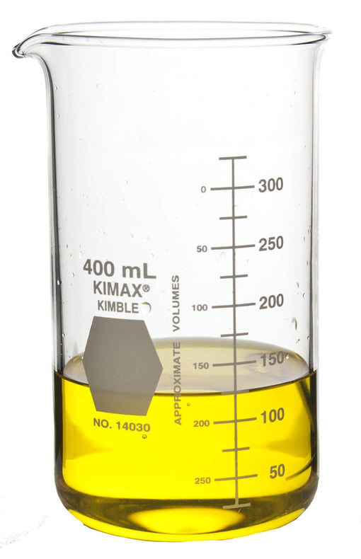 DWK LIFE SCIENCES Kimax Tall Form Berzelius Beakers 14030-400 36 Each - MDL-CSX14030400