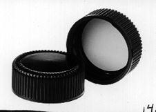 Dwk Life Sciences Kimble Chas Black Phenolic Cap With Cemented-In Rubber Liner, 28-400mm Thread Finish - CSX1425528