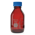 Dwk Life Sciences Kimble Round Glass Media Bottles with Blue Screw Caps 14399-500 - 1.0 Each - MDL-CSX14399500