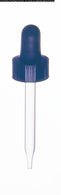 DWK Kimble Stopper Glass Dropper Only with Rubber Nipple, 60 mL - 15040D-6001 - 6 Each