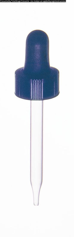 DWK Kimble Stopper Glass Dropper Only with Rubber Nipple, 60 mL - 15040D-6001 - 6 Each