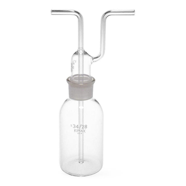 DWK Kimble Tall 15065-250 Short Gas Washing Bottle, 250 mL - MDL-CSX15065250 - 1 Each