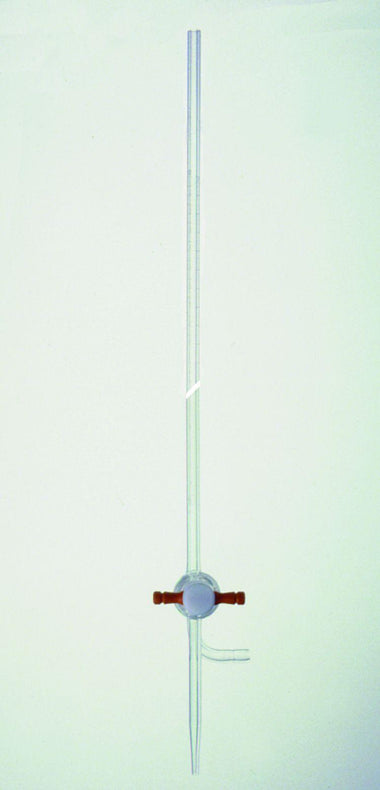 DWK Kimble Glass Micro Class A Precision Bore Buret with 3-Way PTFE Stopcock, 5 mL - 17115F-5 - 1 Each
