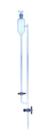 DWK Kimble Class A Glass Buret with Straight PTFE Stopcock and Dust Cap, 2 mL - 17132F-2 - 1 Each