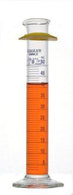 DWK Kimble 20025-50 Class B Cylinder with Single Blue Ceramic Metric Scale, Bumper, 50 mL - MDL-CSX2002550 - 24 Each