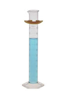 DWK Kimble Class B Cylinder with White Double Metric Scale, Bumper, 1000 mL - 20030-1000 - 4 Each