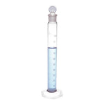 Dwk Life Sciences Kimble Class B Cylinder with Single Metric Blue Scale, Standard Taper Stopper, 100mL - CSX20040100