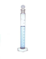 Dwk Life Sciences Kimble Class B Cylinder with Single Metric Blue Scale, Standard Taper Stopper, 500mL - CSX20040500