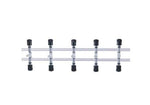 DWK Kimble Manifold Glass Plugs with Vacuum Chambers, 5 Part, 600 mm - 216140-0005 - 1 Each