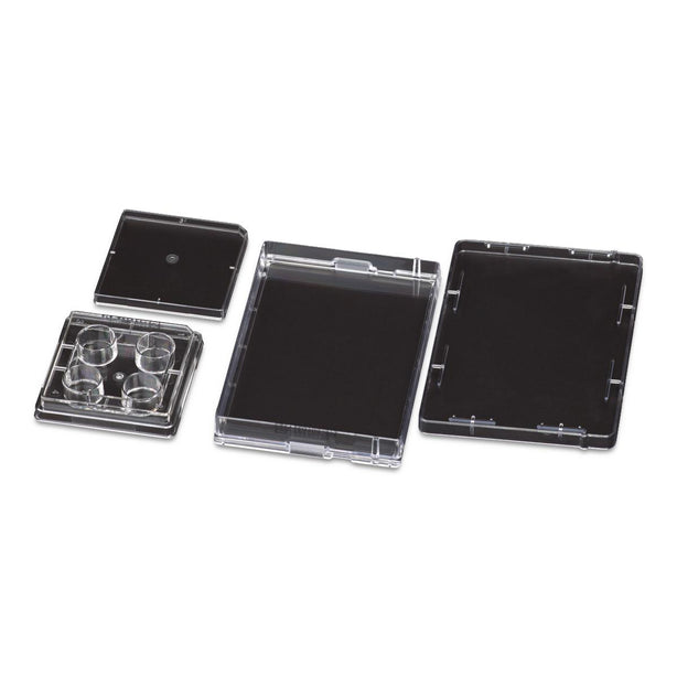 Celltreat Scientific Tissue Culture Plate With Lid, Sterile, Treated, 4-Well - 229103 - 50 Each