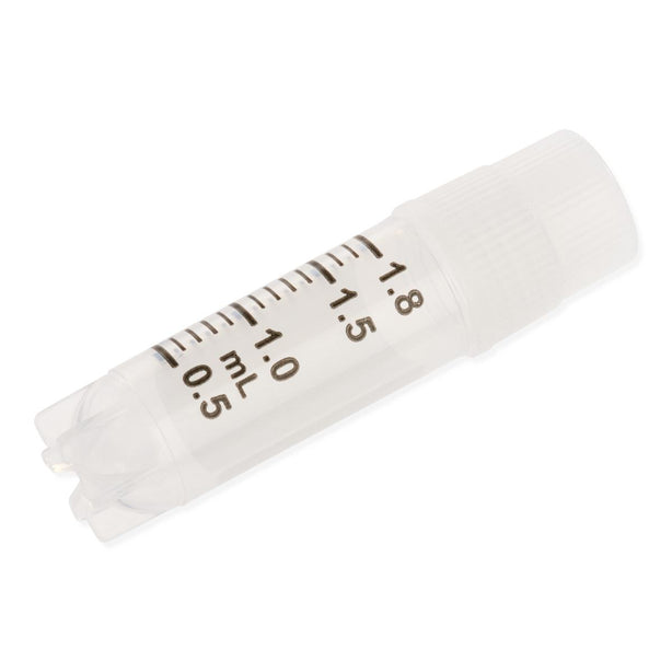 CELLTREAT SCIENTIFIC Cryogenic Vial, Sterile, Self-Standing, External-Thread, 1.8-mL - 229925 - 100 Each