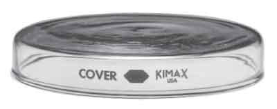 Kimax Glass Replacement Petri Dish Cover, 10mm H x 100mm Dia., Kimble - 23062-10010 - 12 Each
