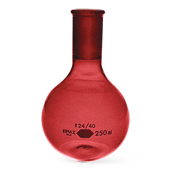 Dwk Life Sciences Kimble Ray-Sorb Flat-Bottom Boiling Flask: 24/40 ST Joint, 250mL - 25057-250 - 1 Each