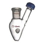 DWK LIFE SCIENCES Kimble BEVEL-SEAL 15 mL Distilling Flask with Side Arm 251450-0015 1 Each - MDL-CSX2514500015