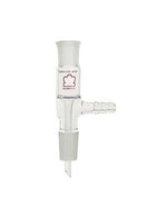 DWK Kimble Vacuum for Rotating Distillation Receiver 276760-0000 Inlet Filtration Adapter with Hose Connection, 19/22 Joints, #1 Hose Connection - MDL-CSX2767600000 - 1 Each