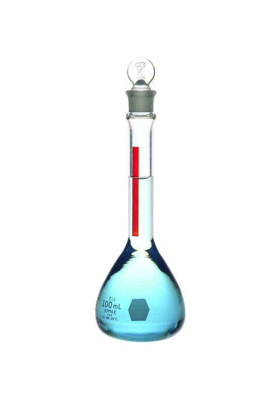 Dwk Life Sciences Kimble Class A Volumetric Flask with Vertical Stripe 28013-2000 - 4.0 Each
