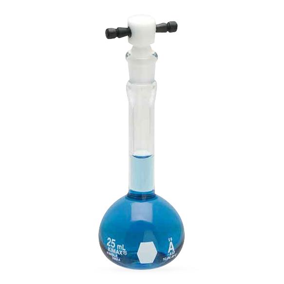 DWK LIFE SCIENCES Kimble Class A Volumetric Flask with Color Coded PTFE Stopper 28014F-10 12 Each-MDL-CSX28014F10