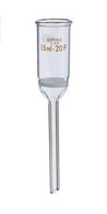 DWK Kimble Funnel 28400-30002 Buchner with KIMFLOW Fritted Disc, Medium Porosity, 3000 mL Capacity, 26 mm Stem Outer Dimensions, Stem 110 mm Length - MDL-CSX2840030002 - 1 Each