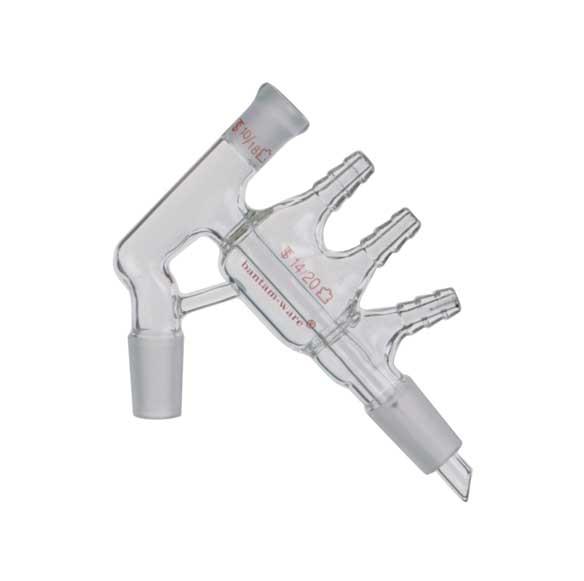 DWK Kimble Kontes Short-Path with Condensers 287100-0000 Short Path Distillation Head, 14/20 - MDL-CSX2871000000 - 1 Each