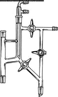 DWK Kimble Kontes Short-Path Condensers 287630-0000 Variable Reflux Distillation Head With PTFE Plugs - MDL-CSX2876300000 - 1 Each