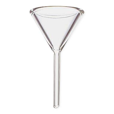 Dwk Life Sciences Kimble Addition KIMAX 58° Short Stem Funnel, 8 mm O. D. x 63 mm L Stem, 55 mm Top I. D., 36 mL Volume - CSX2895055