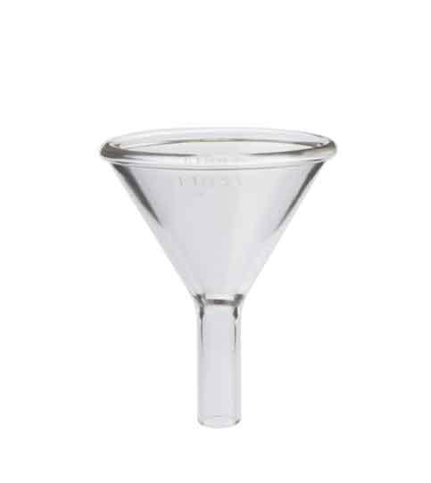 Dwk Life Sciences Kimax Powder Addition Funnel with 1-1/2" L Stem, 125 mm Top Dia. - 29020-125 - 12 Each