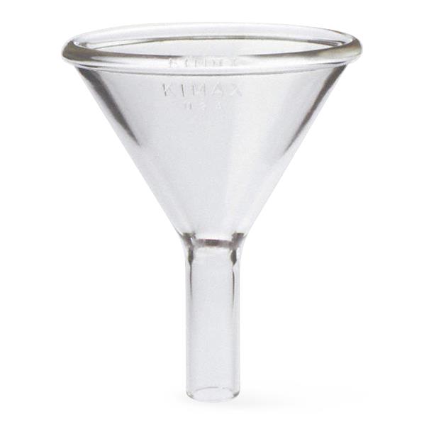Dwk Life Sciences Kimax Powder Addition Funnel with 1-1/2" L Stem, 150 mm Top Dia. - 29020-150 - 12 Each