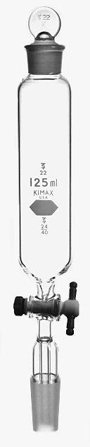 DWK LIFE SCIENCES Kimble Ungraduated Addit Funnel with PTFE Stopcock 29034F-500 1 Each - MDL-CSX29034F500