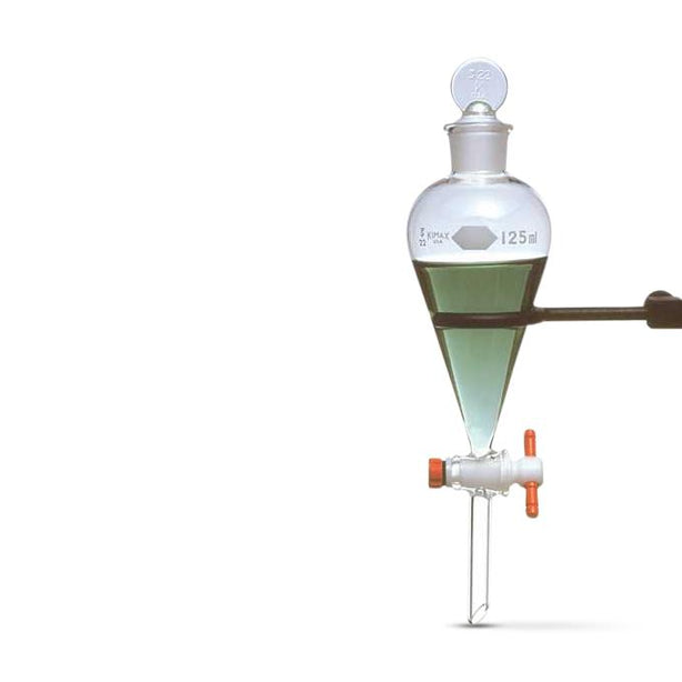 DWK LIFE SCIENCES KIMAX Squibb Separatory Funnel with PTFE Stopcock 29048F-250 2 Each - MDL-CSX29048F250Z