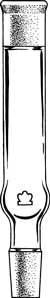 DWK Kimble Straight Drying Tube, 14/20 - 291000-0000 - 1 Each