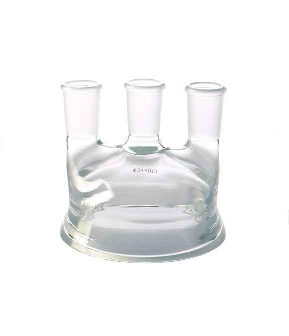 DWK Kimble Spherical 296170-0000 Multi-Neck Reaction Flask Top, 19/22, 14/20 - MDL-CSX2961700000 - 1 Each