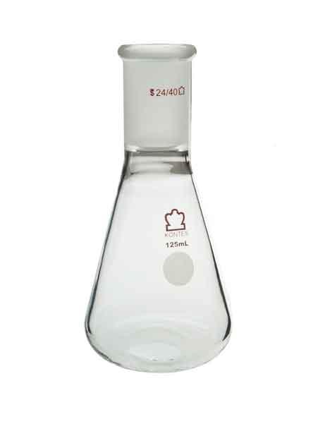 Kimble Jointed NM Erlenmeyer Flasks - 296510-0025 - 1 Each - MDL-CSX2965100025