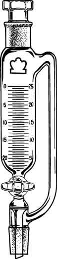 Dwk Life Sciences Kimble Add w/Pressure Graduated Addition Funnel with Pressure Line and PTFE Plug, without Stopper 10 mL - 299251-0010 - 1 Each