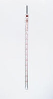 Dwk Life Sciences Kimble Pipet with Plug Top KIMAX Glass Wide-Tip Serological Pipette for Cotton Plugging, Calibrated To Deliver, White, 10mL - CSX37034B10