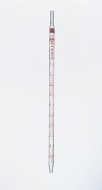 Dwk Life Sciences Kimble Pipet with Plug Top KIMAX Glass Wide-Tip Serological Pipette for Cotton Plugging, Calibrated To Deliver, White, 25mL - CSX37034B25
