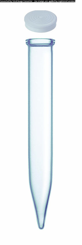 Kimble Plain Reusable Centrifuge Tube with Snap Cap, 15 mL, 125 per Package - 411800-0015 - 1 Each