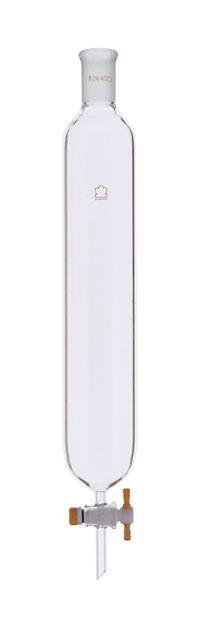 Dwk Life Sciences Kimble w/PTFE Std Glass Column with PTFE Stopcock Plug and Standard Taper Joint, 50 x 200 mm, 24/40 - CSX4205100520