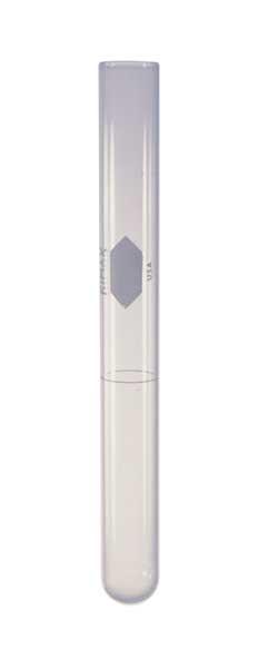 Kimble with Marking Spot and Graduation Line Reusable Culture Tube Culture Tube, 16 x 150 mm, 10 mL - 45071-10 - 72 Each