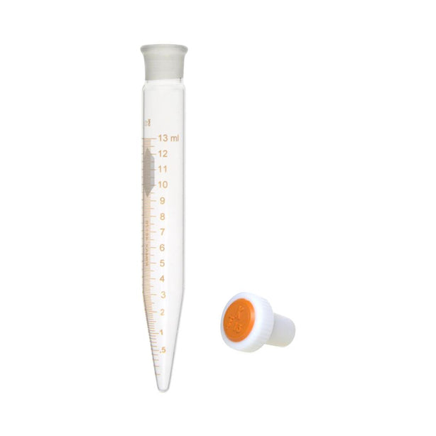 Kimble Heavy-Duty Graduated Centrifuge Tube with Flat Head Stopper, PTFE, 13 mL - 45176-13 - 6 Each