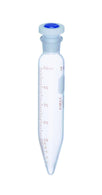 Heavy-Duty Graduated Centrifuge Tube with Flat Head Stopper, PTFE, 50 mL, Kimble - 45176-50 - 6 Each