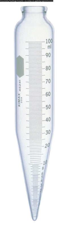 Kimble 8" Oil and Weathering Centrifuge Tube - 45241-100 - 12 Each - MDL-CSX45241100