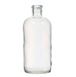Clear Boston Round Bottle Without Cap, 16 oz., Carton, Kimble 1OZ Glass - 5111628B - 60 Each