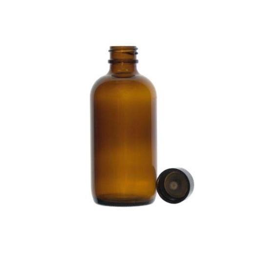 Dwk Life Sciences Kimble Amber Narrow-Mouth Boston Round Glass Bottle with Phenolic Closure and PTFE Cap, 250mL - CSX5120824C26