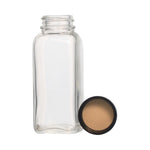 Dwk Life Sciences Kimble 1OZ Clear French Square Glass Bottle, Phenolic Cap with Pulp / Vinyl Liner, 0.5oz. - CSX5611220C21