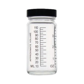 Dwk Life Sciences Kimble 1OZ Clear Graduated Glass AC Medium Round Bottle 5810238V-26 - 48.0 Each