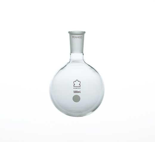Dwk Life Sciences Kimble Single Standard Taper Neck Heavy Wall Single-Neck Heavy-Wall Round-Bottom Flask, 24/40 ST Joint, 250mL - CSX6010000424