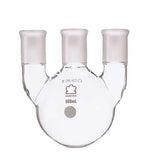 Dwk Life Sciences Kimble Three Vertical Neck RB 3-Neck Round-Bottom Flask, 29/42 Center ST Joint, 24/40 Side ST Joint, 1L - CSX6060001524