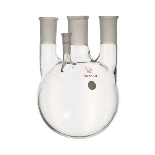 Dwk Life Sciences Kimble w/Thermometer Round Bottom Flask with Thermometer Joint, 34/45, 24/40,500 mL - 606200-0424 - 1 Each