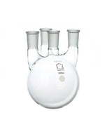 Dwk Life Sciences Kimble 4 Vertical Neck RB 4-Neck Round-Bottom Distilling Flask, 34/45 Center ST Joint, 24/40 Side ST Joint, 1L - 607000-0824 - 1 Each
